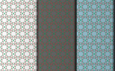 Disegno floreale geometrico senza giunte di vettore