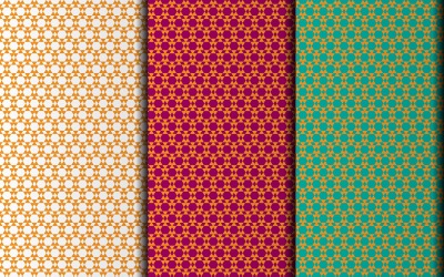 Disegno floreale senza cuciture geometrico vettoriale eps