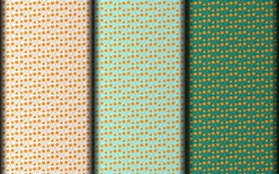 Geometric floral eps vector pattern design template