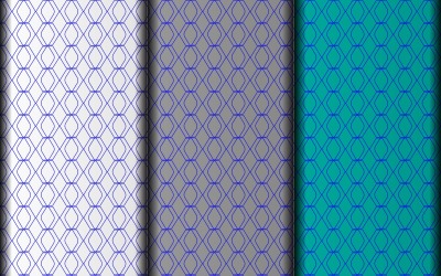 Geometrischer Satz von Vektor-EPS-Muster-Design-Vorlagen