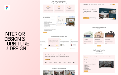 Interior Design &amp;amp; Furniture UI Design