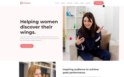 Maique – modelo HTML5 multifuncional para negócios