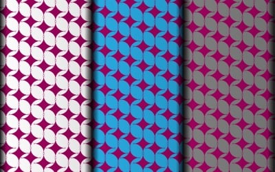 Sömlös minimalistisk vektor mönster designmall