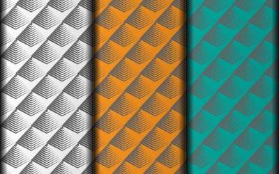 Vector geometric seamless floral eps pattern design