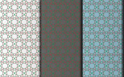 Vektornahtloses geometrisches Blumenmusterdesign