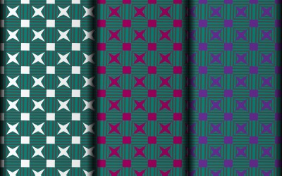 Vektornahtloses geometrisches Vektormusterdesign.