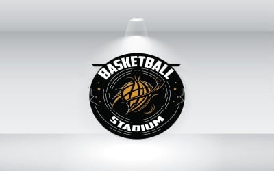 Basketball Stadium Logo Vector File