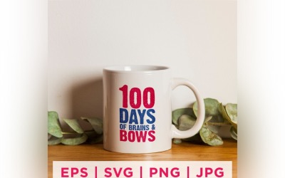 100 Days Of Brains &amp;amp; Bows Quote Stickers