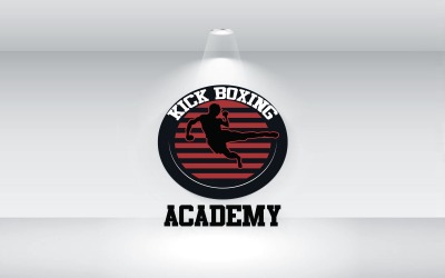 File vettoriale del logo dell&amp;#39;Accademia di Kick Boxing