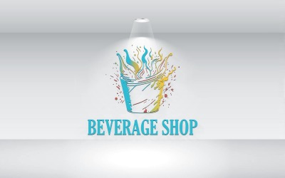 İçecek Dükkanı Logo Vektör Dosyası