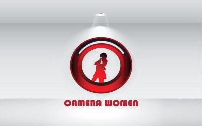 Kamera Női Logo Vector Fájl