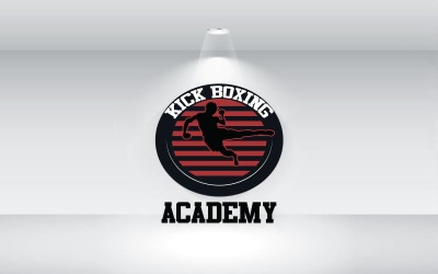 Plik wektorowy logo Akademii Kick Boxingu