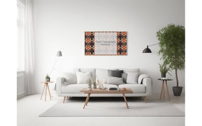Scandinavia Living Room Mockup #04