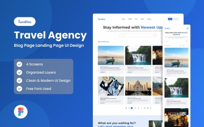 TravelWise – Landingpage der Reisebüro-Website-2