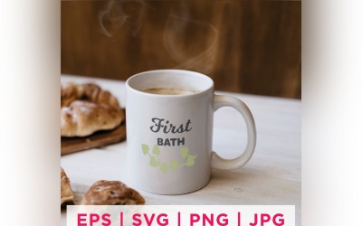 Firs Bath Baby Milestone Design's Quote Stickers