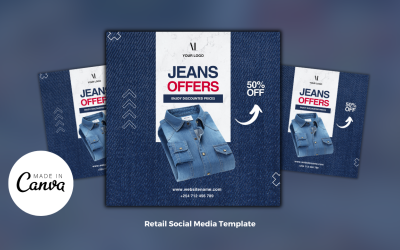 Hoodie mode verkoop flyer-sjabloon