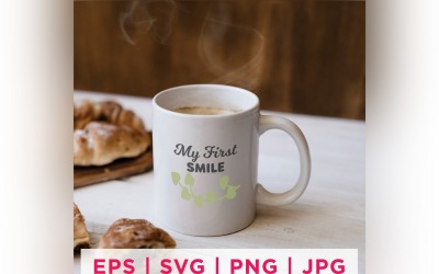 My First Smile Baby Milestone Designs citatklistermärken