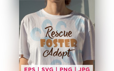 Rescue Foster Adoptez des autocollants de citation de sauvetage de chat