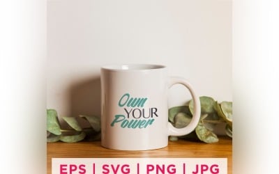 Own Your Power Inspirational Sticker Designs