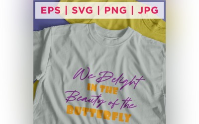 We Delight In The Beauty Of The Butterfly Pretty Insect Stickers Design