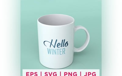 Hello Winter Winter matrica design