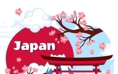 16 日本建国纪念日矢量图