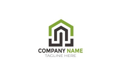 Creatieve vastgoedlogo-ontwerpen voor een merkidentiteit