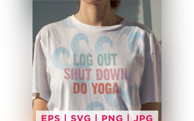 Logga ut Stäng av Gör Yoga Yoga klistermärkedesign