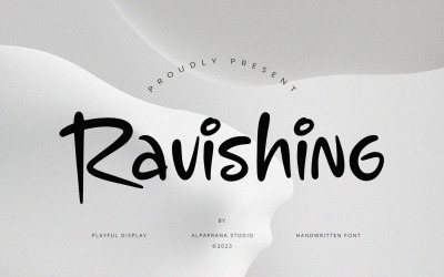 Ravishing - романтичний дисплейний шрифт