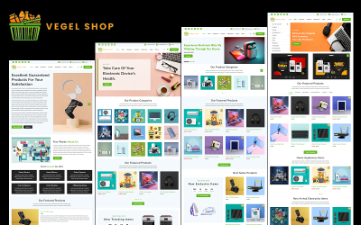 Vegel - Tema WordPress Elementor WooCommerce per negozio di elettronica e articoli multiuso