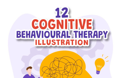 12 Cognitive Behavioural Therapy Illustration