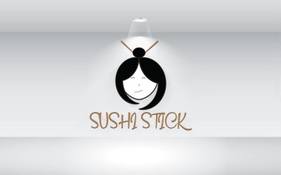 Fichier vectoriel du logo du bâton de sushi
