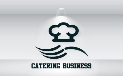Plik wektorowy logo firmy cateringowej żywności