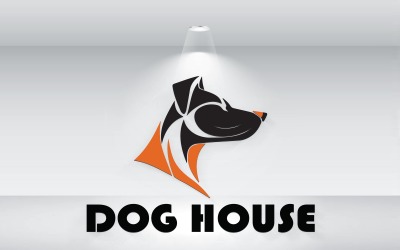 File vettoriale del logo della casa del cane