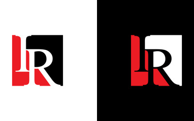 Harf ir, ri soyut şirket veya marka Logo Tasarımı