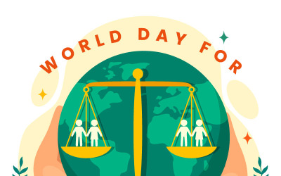 12 Ilustração do Dia Mundial da Justiça Social