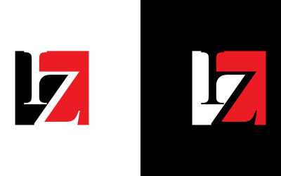 Letter iz, zi abstract bedrijf of merk Logo Design