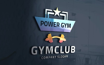 Logo-Vorlage für den Gym Club Pro Saloon
