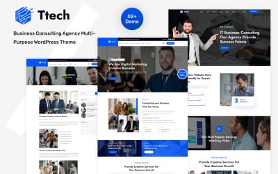 WordPress тема Ttech-Business Consulting Agency