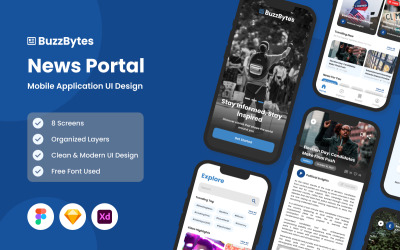 BuzzBytes - Nyhetsportal mobilapp