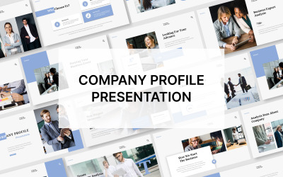 Företagsprofil PowerPoint-presentation
