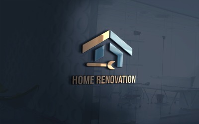 Hem renovering logotyp mall vektor fil