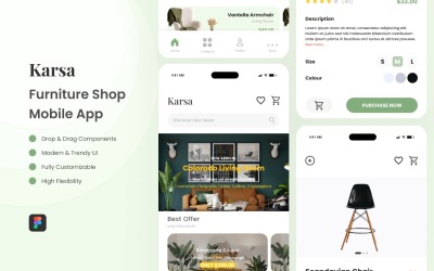 Karsa - Applications mobiles pour magasin de meubles