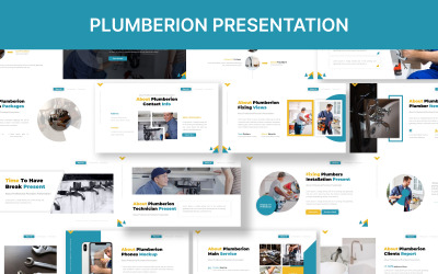 Modello di presentazione PowerPoint di Plumberion