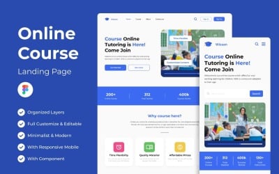 Página inicial do curso online