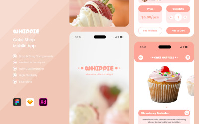 Whippie - Cake Shop mobiele apps