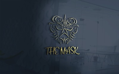 El Archivo Vectorial De Plantilla De Logotipo De Teatro De Máscaras