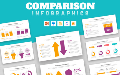 Porovnání šablon Infographic Keynote