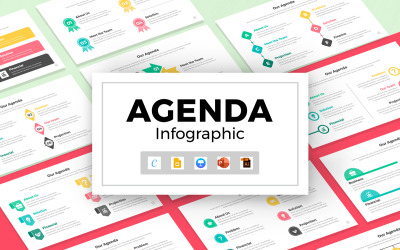 Progettazione infografica dell&amp;#39;agenda