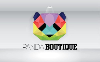 Archivo Vectorial Logo Panda Boutique